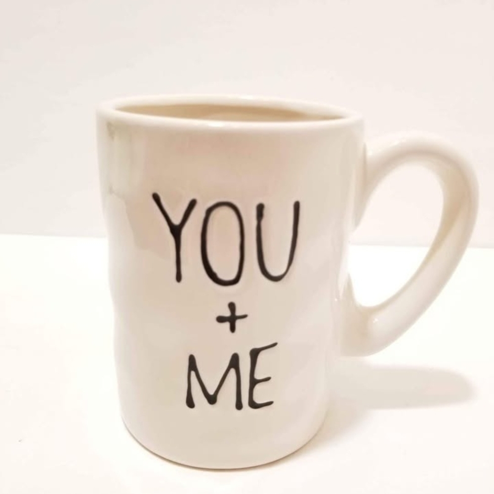 You + Me White Ceramic Mug